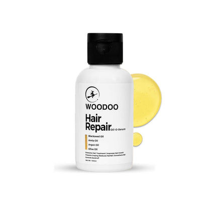 Woodoo Hair Repair Oil O Serum For Thin Hair & Split Ends - 100 ml
