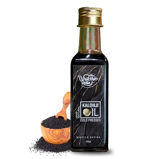 Vriksha Veda Pure Kalonji Black Seed Oil for Hair - 100 ml