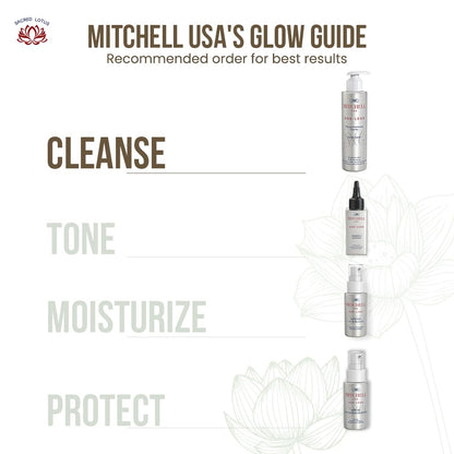 Mitchell Usa Age-less Papaya Brightening Cleanser Facial Wash
