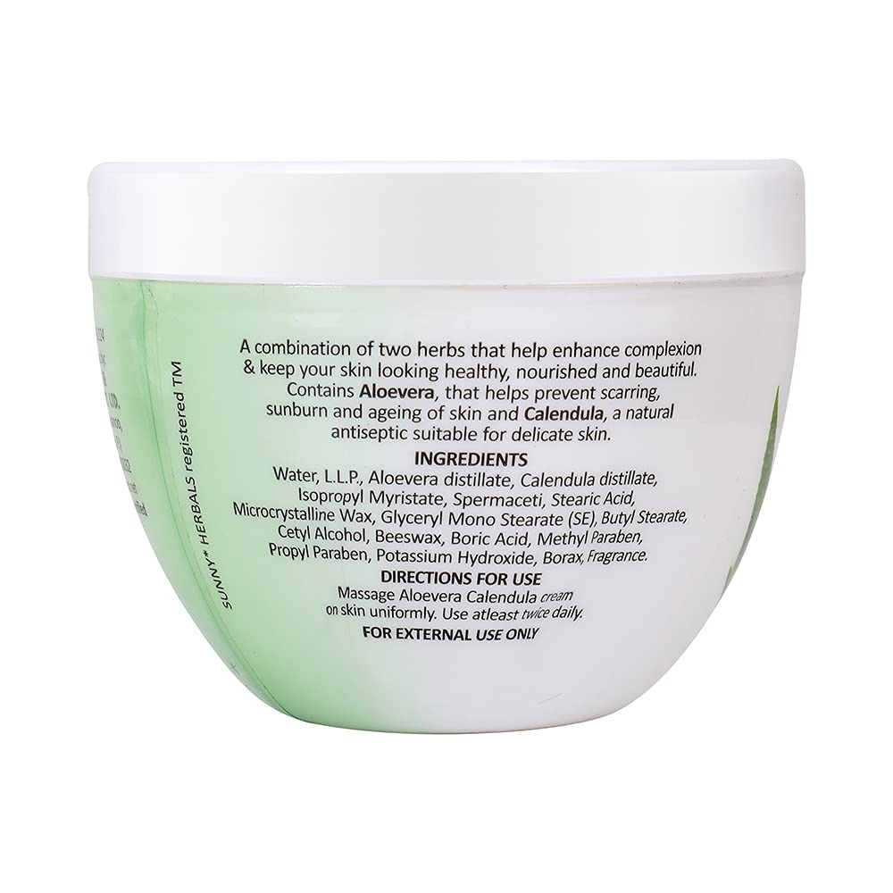 Sunny Herbals Aloevera & Calendula All Purpose Face Cream - 500 gms (Pack of 2)