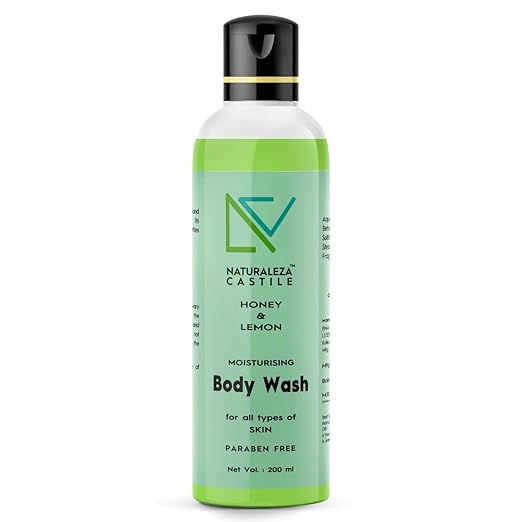 Naturaleza Castile Honey & Lemon Moisturizing Body Wash Shower Gel - 200 ml