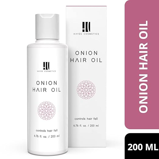 Hayze Cosmetics Onion Hair Growth Shampoo for Hair Growth - 200 ml