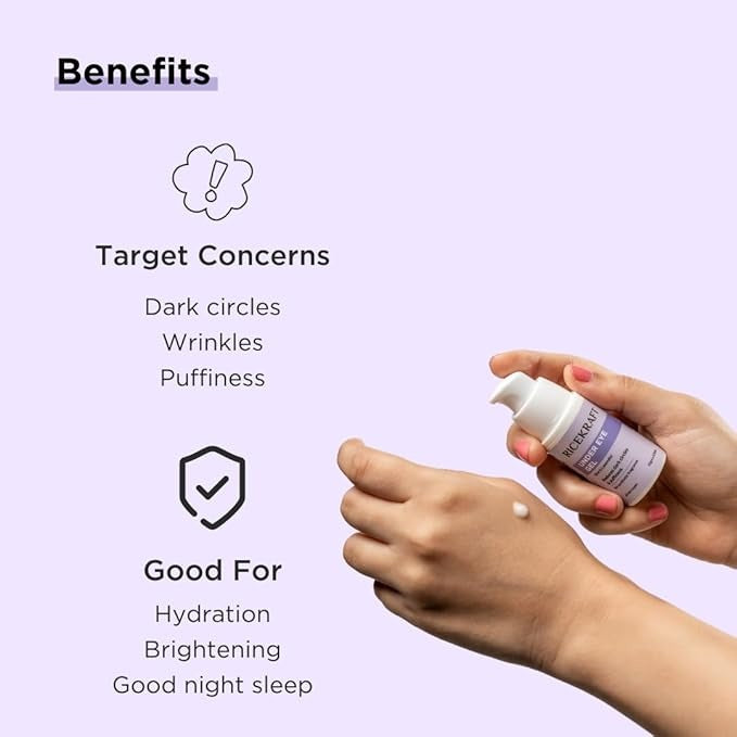 RiceKraft Under Eye Cream For Dark Circles - 15 gms