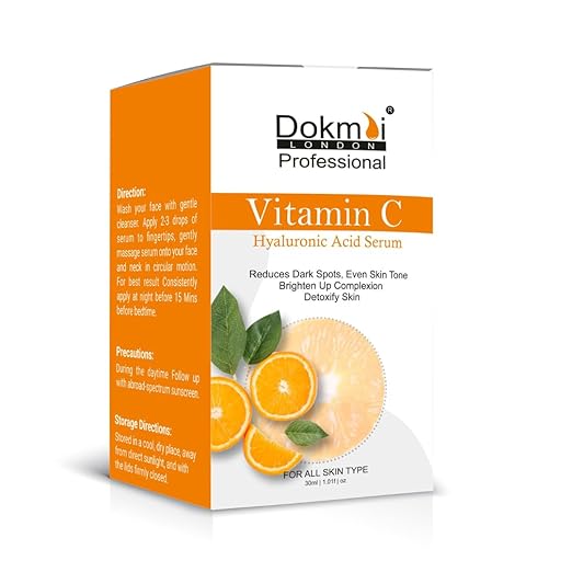 Dokmai London kin Naturals Vitamin C Booster Face Serum - 30 ml Each (Pack of 2)