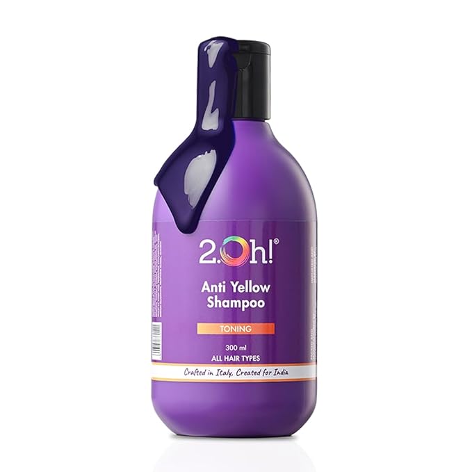 2.Oh Italian Anti Yellow Toning Shampoo Purple Shampoo - 300 ml
