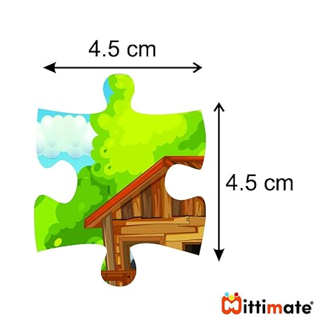 Mittimate Tree House Jigsaw Puzzle Game for Kids Age 4 to 6 Old 36 Pieces Puzzle Toy