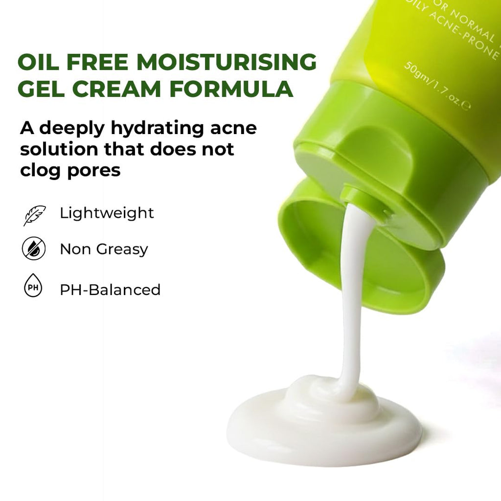 Conscious Chemist® 2% Salicylic Acid Cream | 50g | Acne Spot Corrector | Moisturizer for Oily Acne Prone Skin, Face Cream for Men & Women, Overnight Acne & Oil Control, Itchiness & Redness, Non greasy Gel Cream - Flashfix