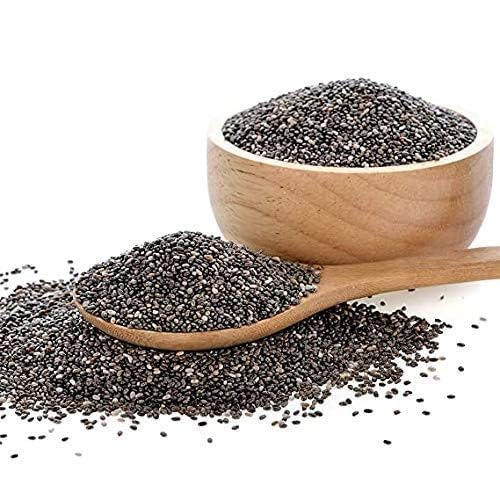 MarwarBites Premium Chia Seeds 250GM | Raw Unroasted & Cleaned | Natural Plant-Based Superfood Seed For Eating | Ideal for Smoothies, Baking & Cooking