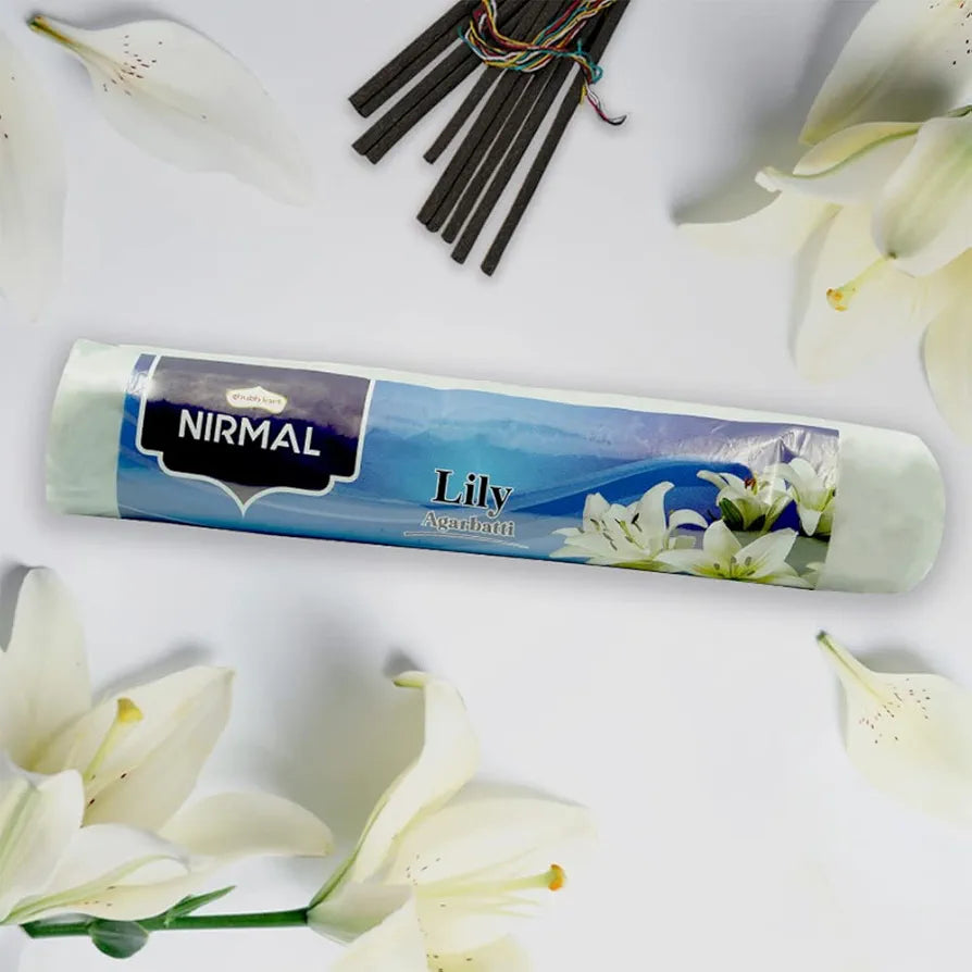 Shubhkart Nirmal Lily Agarbatti Muttha Pack 250g Long Lasting Incense Sticks