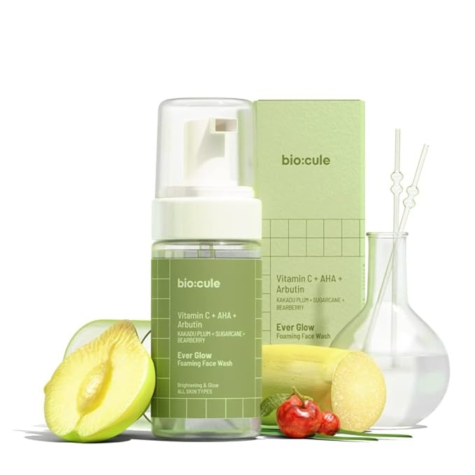 Biocule Ever Glow Foaming Face Wash for Glowing & Even Skin Tone - 100 ml