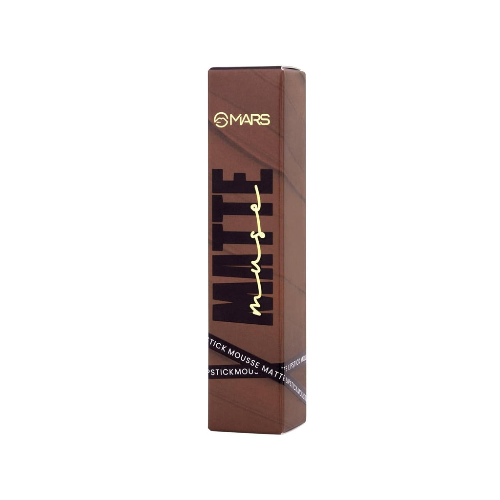 MARS Matte Muse Mousse Lipstick (3ml) (04-TREND SETTER) with Doe-Foot Applicator | Highly Pigmented | Smooth Texture | Hydrating Formula | Blurry Lips Effect