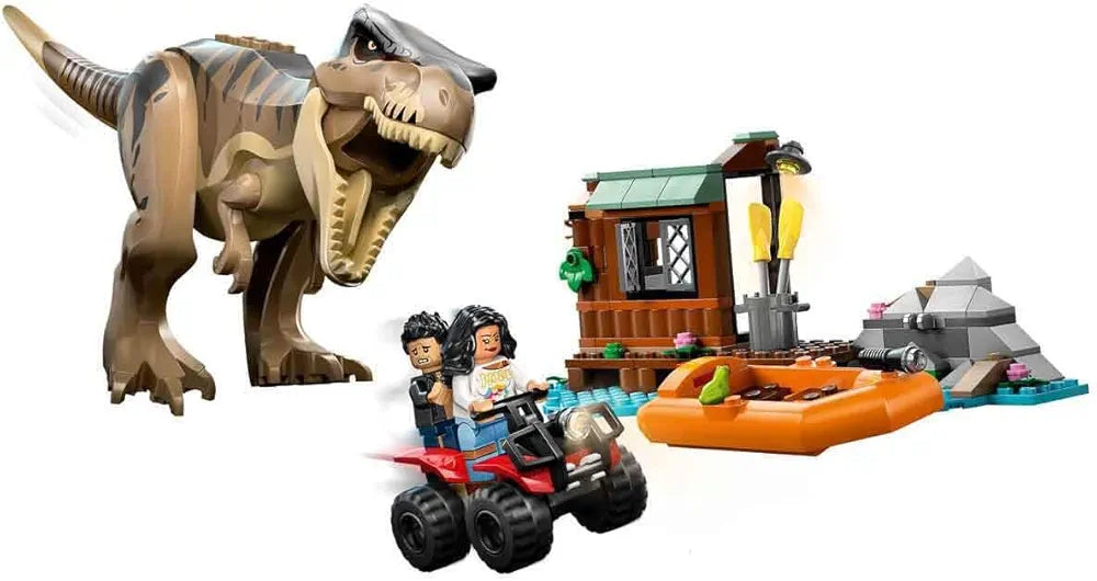 Lego Jurassic World T. rex River Escape Dinosaur Figure Building Set 76975 Building Blocks Toys for 5+ Gift for Boys and Girls