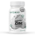 Ambrosial Zinc Supplements - High Strength 30 mg, Highly Bioavailable Zinc Supplement for Men & Women, Immune & Metabolism Support, Zinc Supplements, Pack of 1-60 Capsules