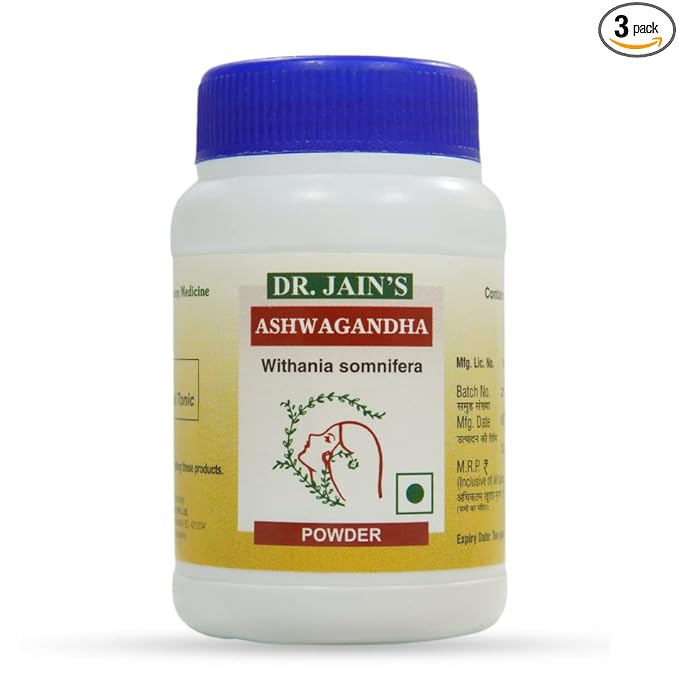 Dr. Jain's Ashwagandha Powder - 45 gms - Pack of 3