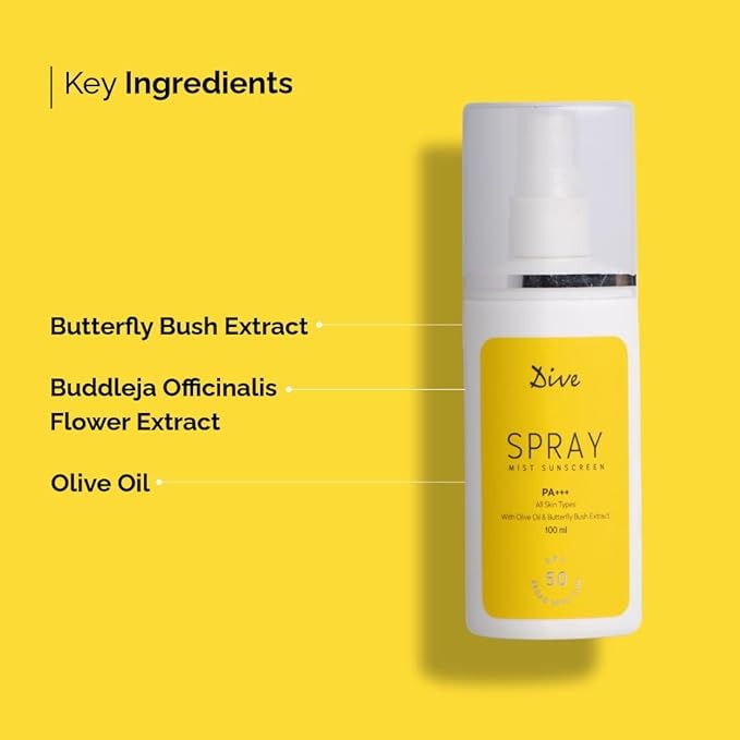 Dive Spray Mist Sunscreen Broad-spectrum SPF 50 - 100 ml