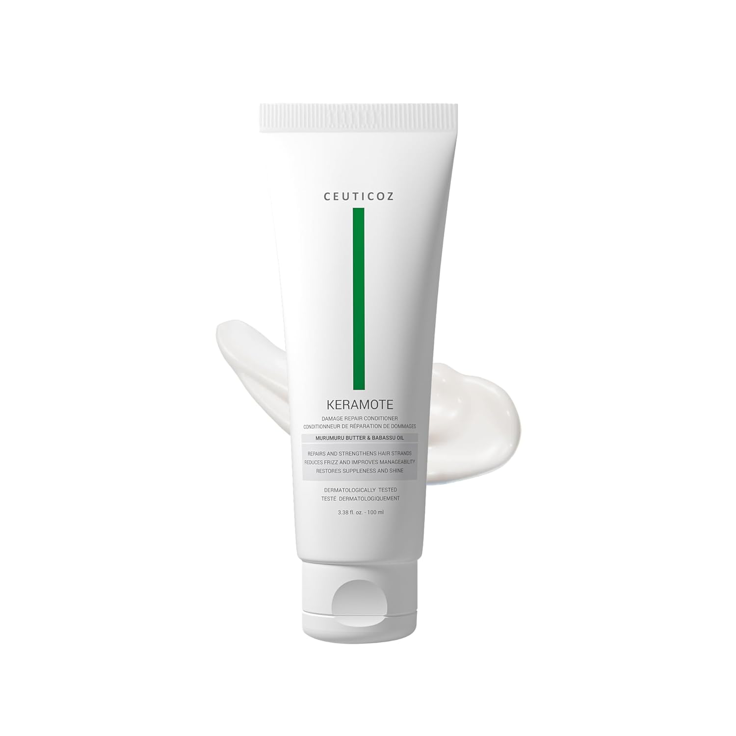 Ceuticoz Keramote Damage Repair Conditioner With Babassu Oil & Murumuru Butter - 100 ml