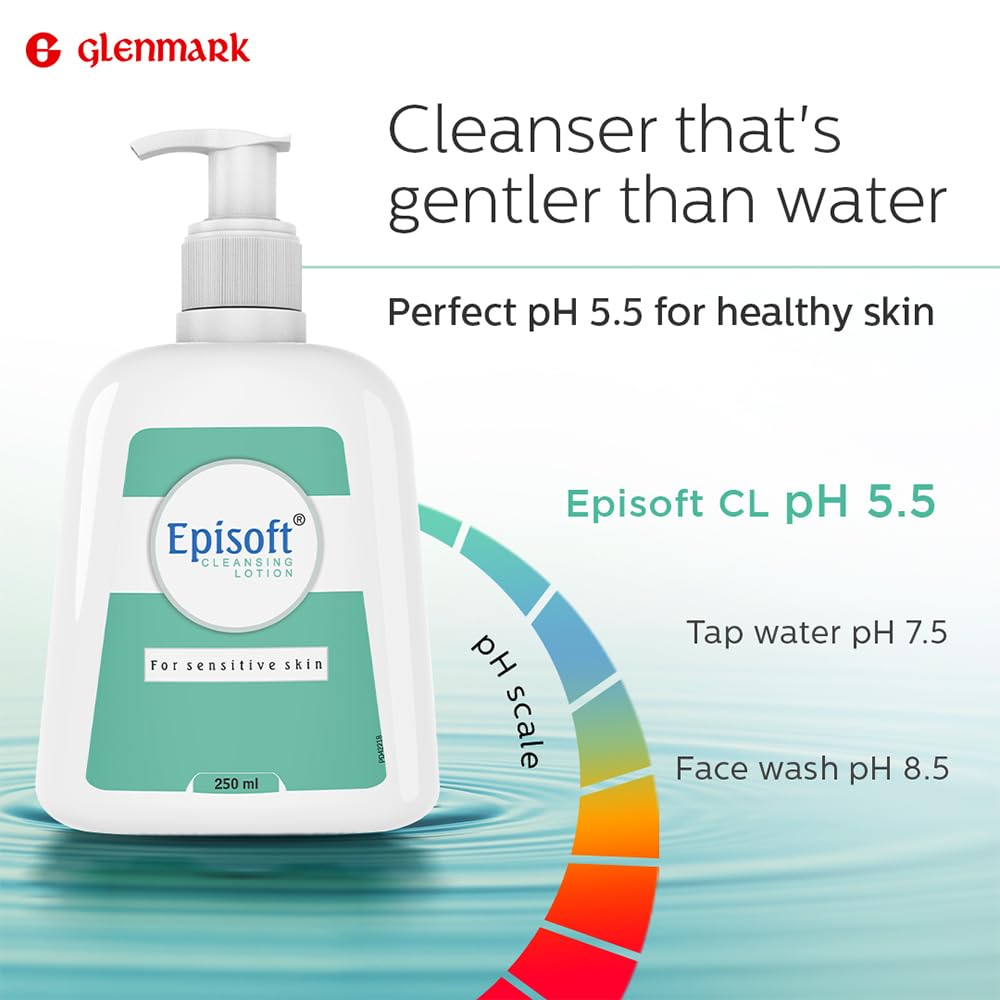 Episoft Glenmark Episoft Cleansing Lotion For Sensitive&Dry Skin - 250 ml