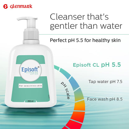 Episoft Glenmark Episoft Cleansing Lotion For Sensitive&Dry Skin - 250 ml