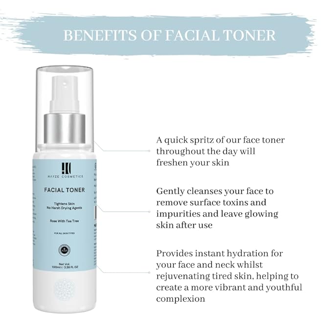 Hayze Cosmetics Facial Toner For Normal To Oily Skin - 100 ml