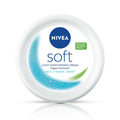 NIVEA Soft Light Moisturizer, 300 ml | Instant Hydration with Vitamin E & Jojoba Oil | Non-Greasy Cream for Face, Body and Hands | For Smooth, Healthy Skin