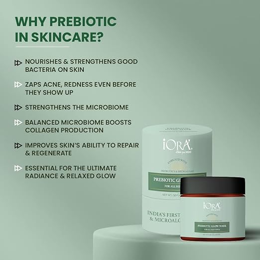 Iora Prebiotic Glow Mask Men & Women - 50 gms