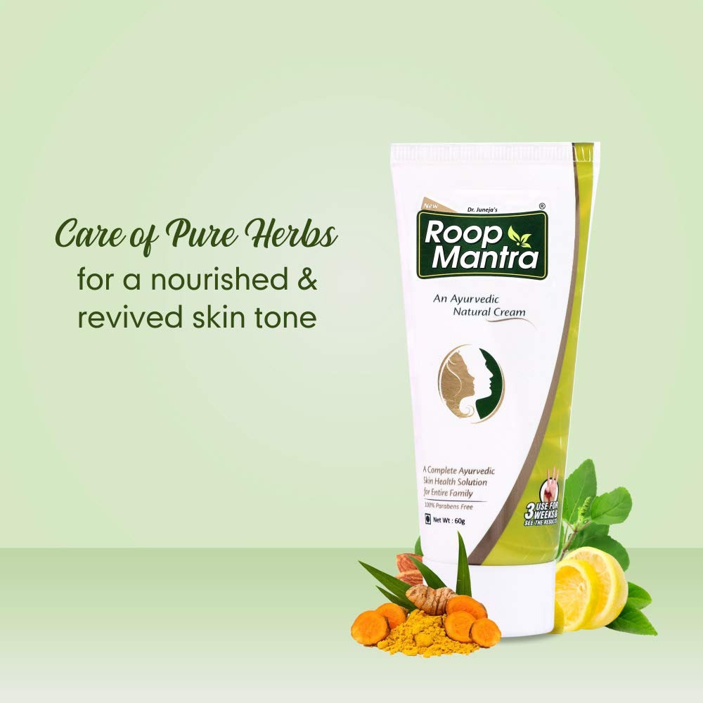 Roop Mantra Ayurvedic Cream For Men And Women - 60 gms (Pack of 2)
