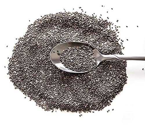 MarwarBites Premium Chia Seeds 250GM | Raw Unroasted & Cleaned | Natural Plant-Based Superfood Seed For Eating | Ideal for Smoothies, Baking & Cooking
