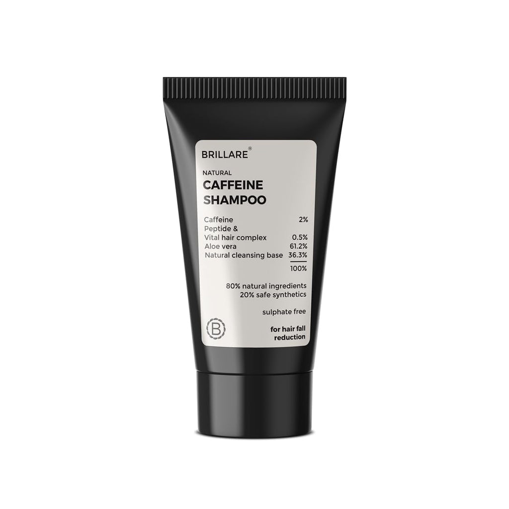 Brillare Mini Caffeine Shampoo For Reducing Hair Loss And Breakage (12 ML)