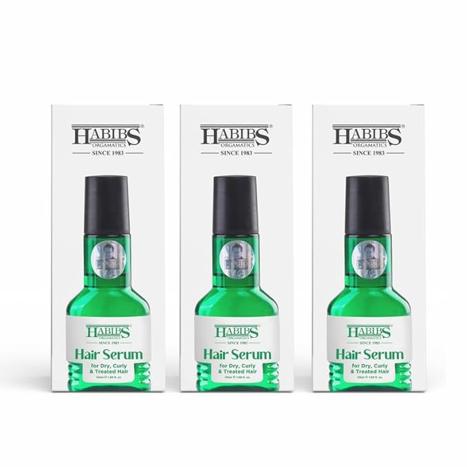 Habibs Orgamatics Hair Serum Dry Curly & Treated Hairs