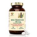Nutraliebe Molybdenum - Sodium Molybdate 100mcg, Supports Enzyme Function and Detoxification, 90 Capsules