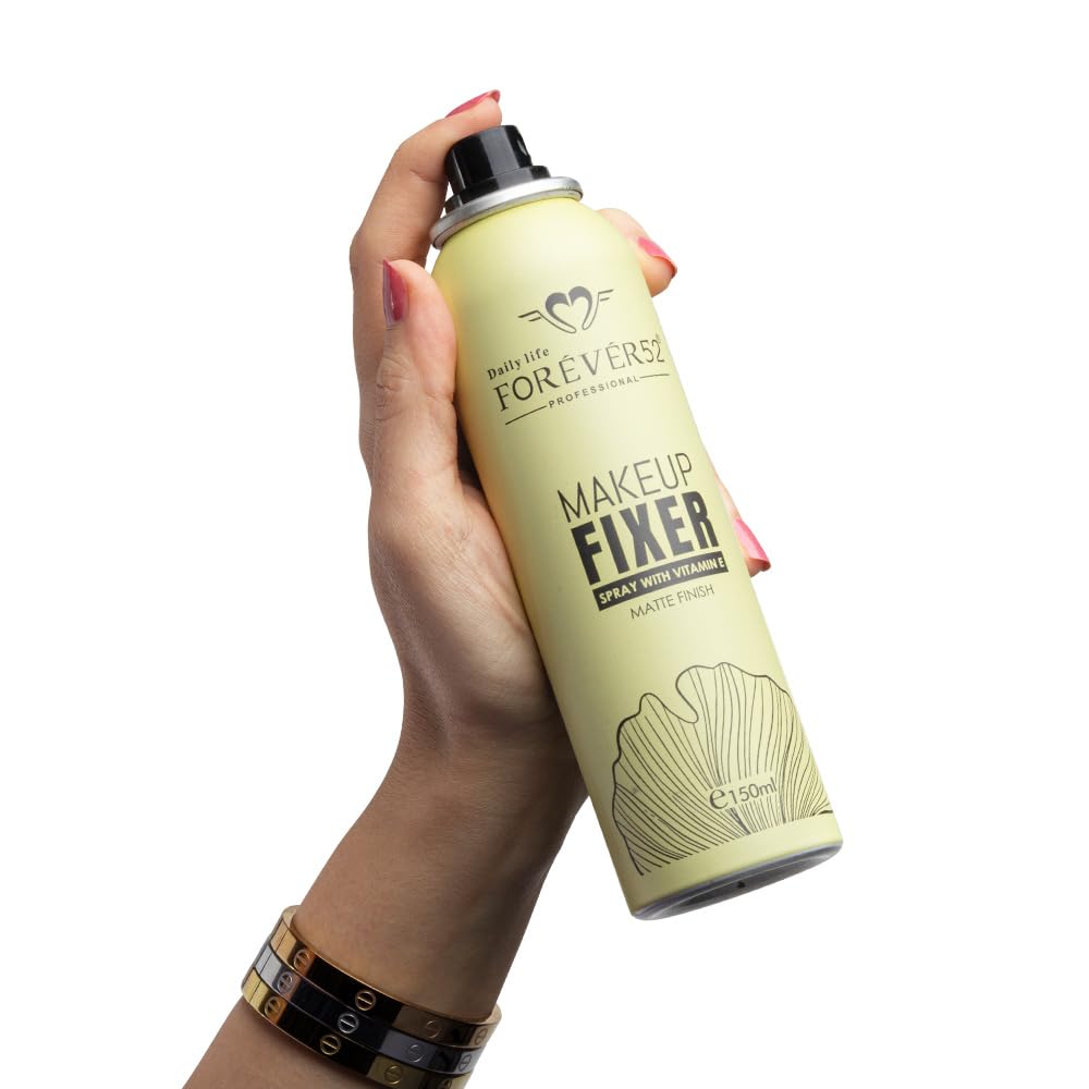 Daily Life Forever52 Makeup Fixer Spray 24H Long Lasting | Matte Finish Setting Spray | Lightweight Fast-Drying Mist | Controls Shine | With Vitamin E & Aloe Vera