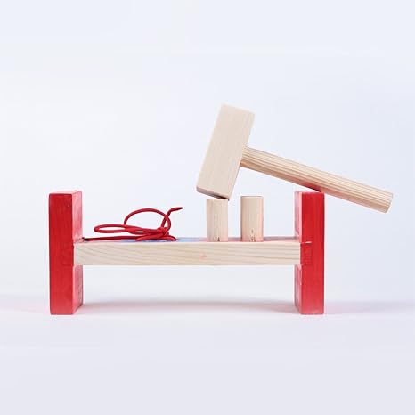 Skillofun H-11 Wooden Cobbler's Bench Multi Color