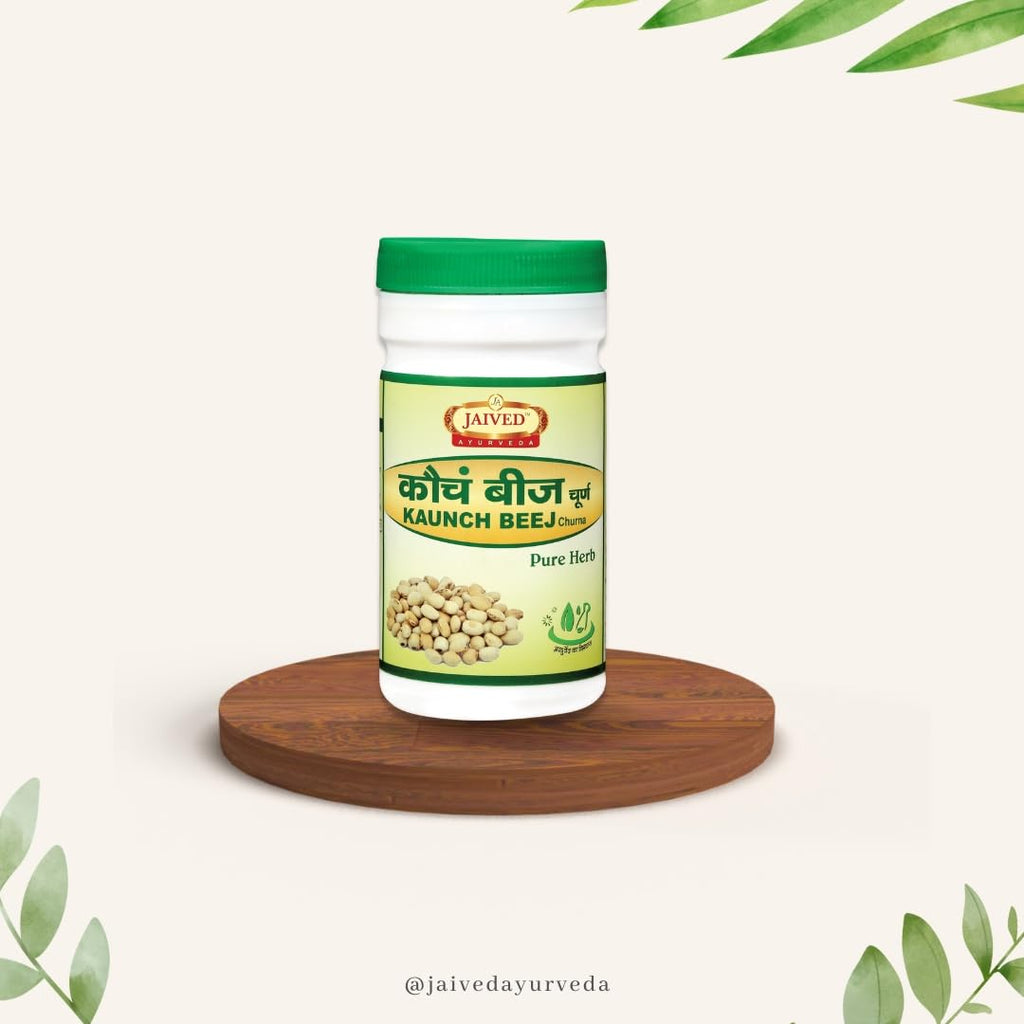 Jaived Ayurveda Konch Beej Churna | Vitality Boost & Wellness Support | 100 Gms | Pack of 3
