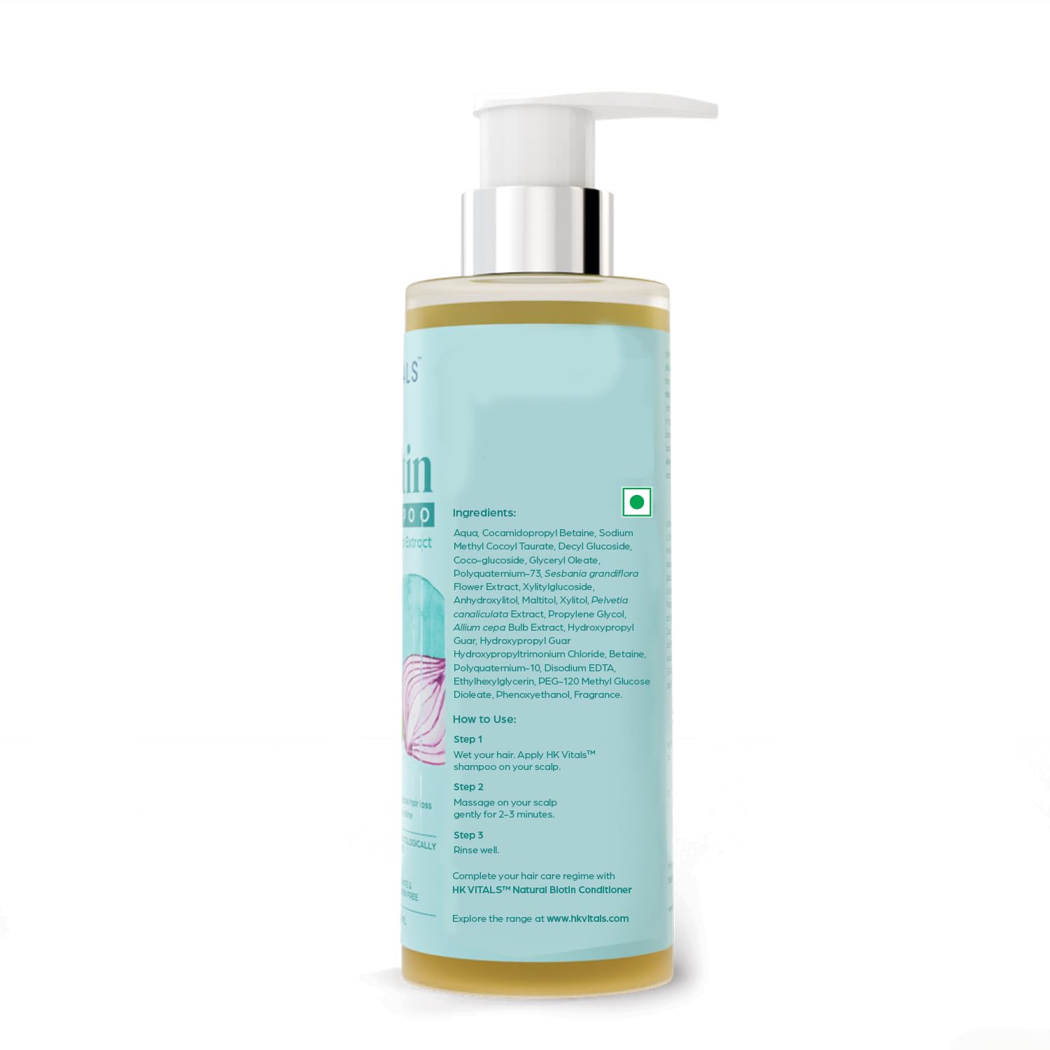 Healthkart HK Vitals Biotin Tablets, Biotin Shampoo & Hair Tonic Combo