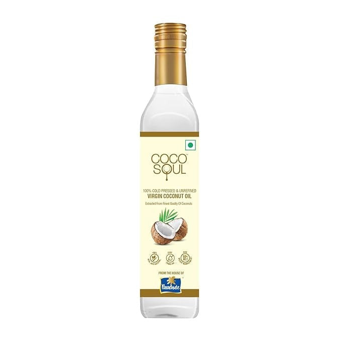 Coco Soul Cold Pressed Unrefined Virgin Coconut Oil - 500 ml