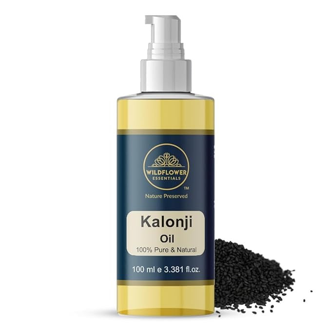 Wildflower Essentials Kalonji Oil Black Seed Oil Cold Pressed - 100 ml