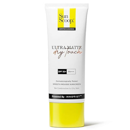 SunScoop Ultra Matte Dry Touch Sunscreen SPF 50 PA+++ - 45 gms
