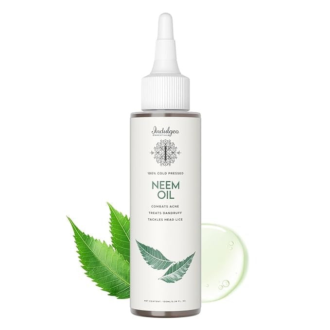Indulgeo Essentials Cold Pressed Pure Herbal Neem Oil - 100 ml