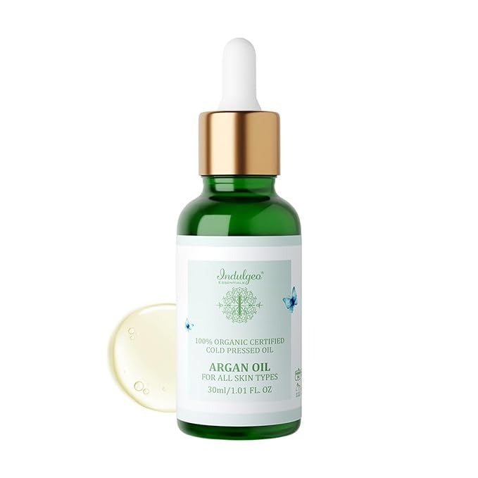 Indulgeo Essentials 100% Pure Cold Pressed & Natural Argan Oil - 30 ml