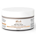 Vilvah Cookie N Cream Body Mask | Tan Removal & Brightening Body Pack | Reduces Pigmentation, Dark Patches & Body Acne | With Almond Milk, Coffee, Niacinamide & Kaolin Clay | 200ml