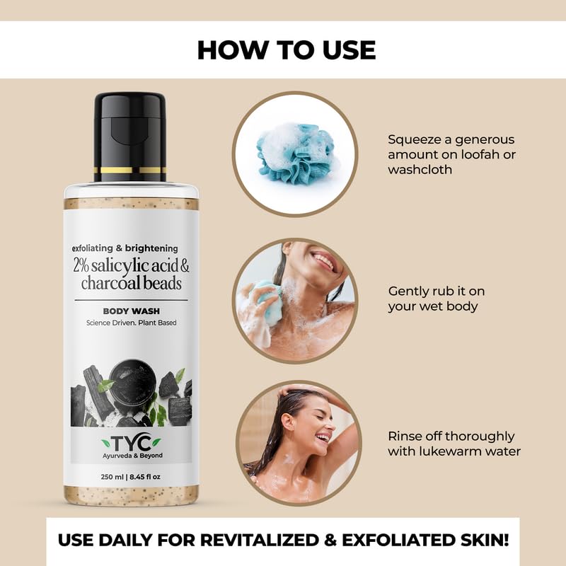 Trust Your Choice Charcoal Body Wash - 250 ml