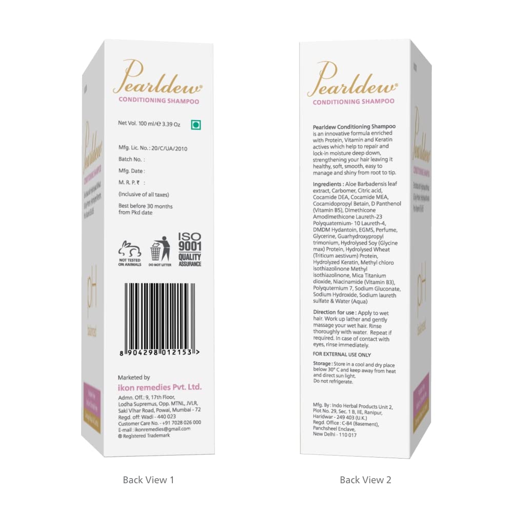 Pearldew Conditioning Shampoo - 100 Ml | Pack of 2