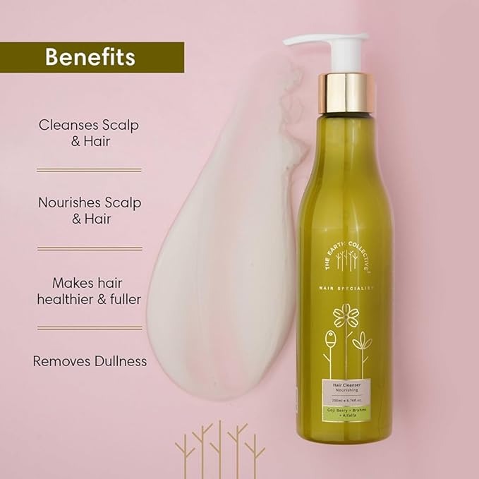 The Earth Collective Hair Cleanser for Nourishing Hair - 200 ml