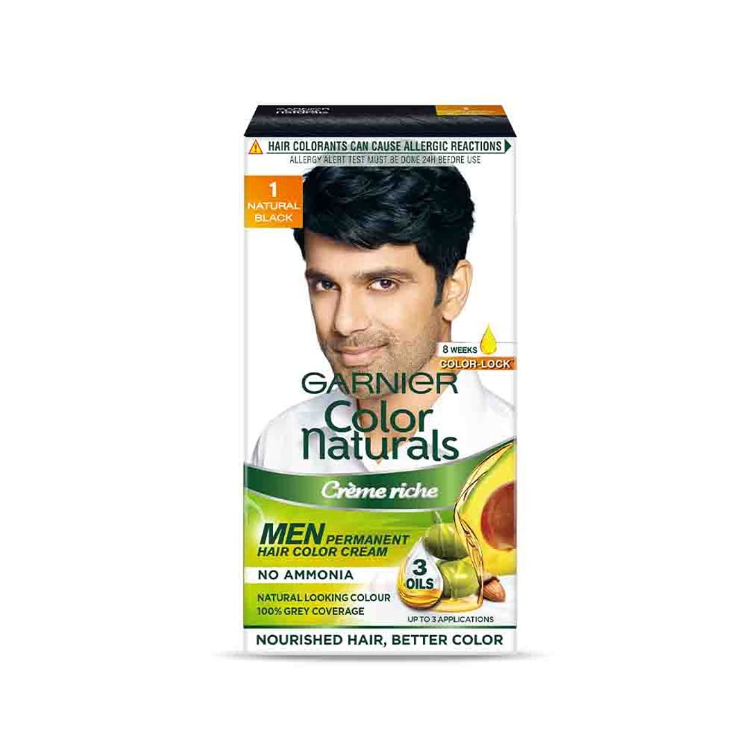 Garnier Natural Black Hair Colour - 30ml + 30 gms