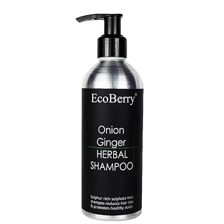 EcoBerry Onion Ginger Organic Herbal Shampoo - 200 ml