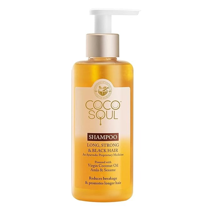 Coco Soul Shampoo for Long Strong & Black Hair with Ayurvedic Medicine - 200 ml