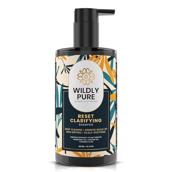 Wildly Pure Clarifying Shampoo for Hard Water & Metal Damage | Men & Women | 300 Ml | Reset