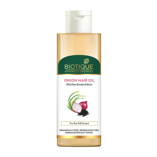 Biotique Onion Black Seed Hair Oil for Silky and Strong Hair, 200ml