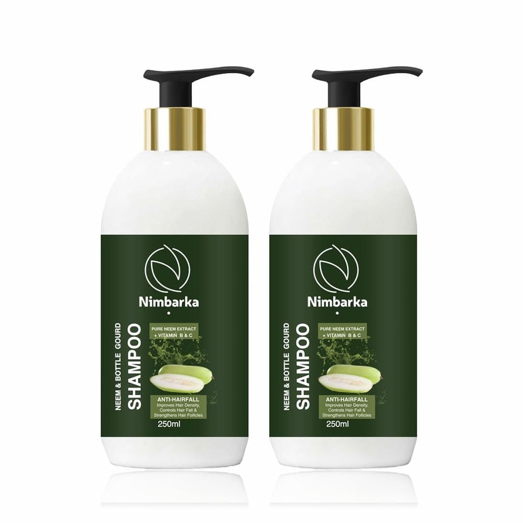 Nimbarka Neem & Bottle Gourd Shampoo - 250 ml (Pack of 2)