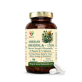 Nutraliebe Rhodiola Rosea 1000 mg â€“ 3% Rosavins & 1% Salidroside â€“ Adaptogenic Stress & Focus Support â€“ Siberian Root Extract â€“ 90 Capsules